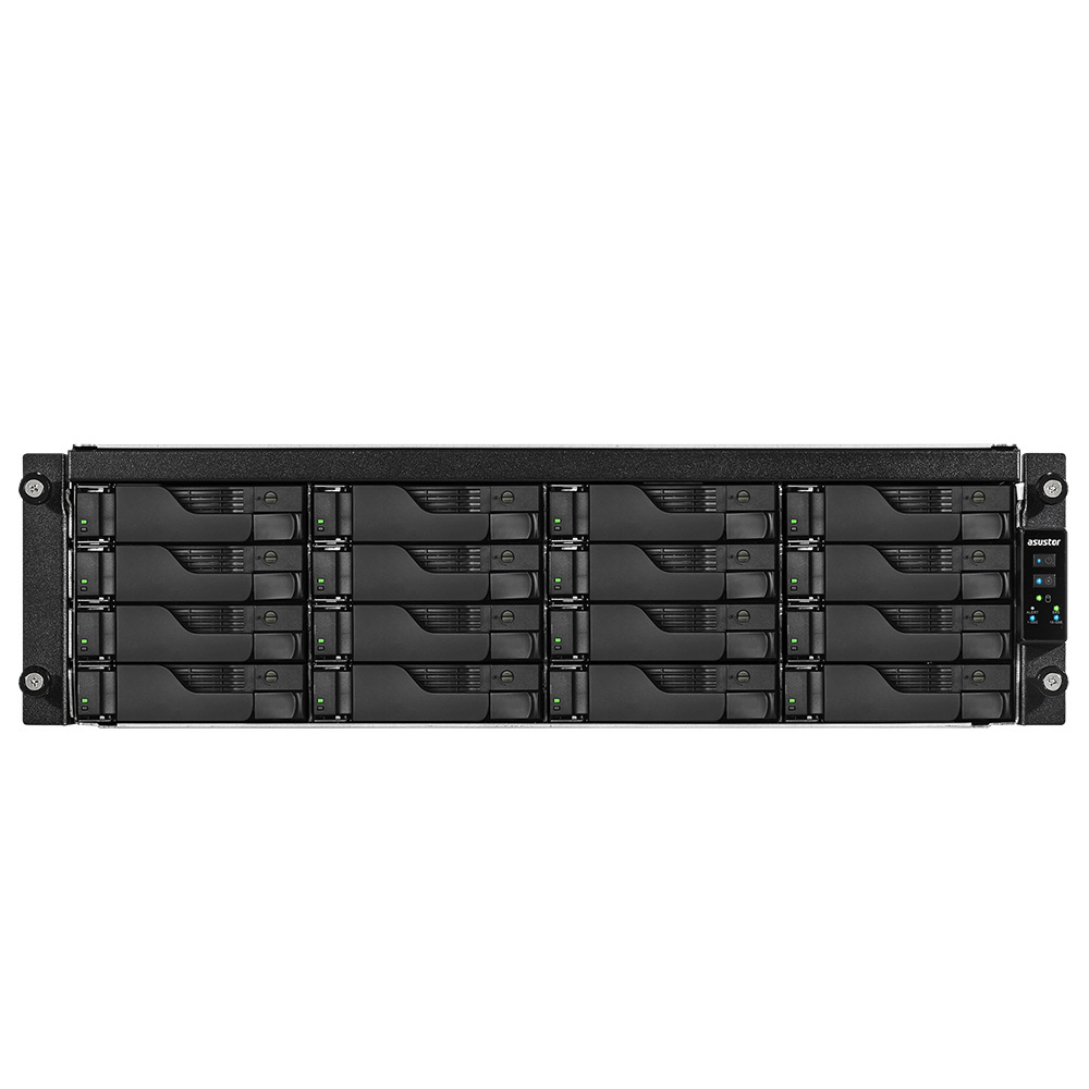 Serwer plików Asustor AS7116RDX 16-bay 3U, Intel Xeon E-2224 Quad-Core 3.4GHz , 8GB DDR4 ECC UDIMM, GbE x4. M.2 Drive Slots x2. PCIe Gen3. USB 3.2Gen2. 2x 550W Redundant Serwer plików Asustor AS7116RDX 16-bay 3U, Intel Xeon E-2224 Quad-Core 3.4GHz , 8GB DDR4 ECC UDIMM, GbE x4. M.2 Drive Slots x2. PCIe Gen3. USB 3.2Gen2. 2x 550W Redundant