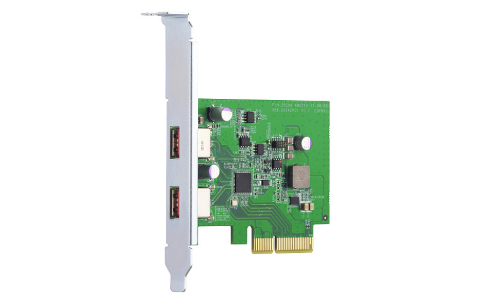 Zdjęcie produktu: Qnap QXP-10G2U3A USB 3.2 Gen 2 dual-port PCIe expansio