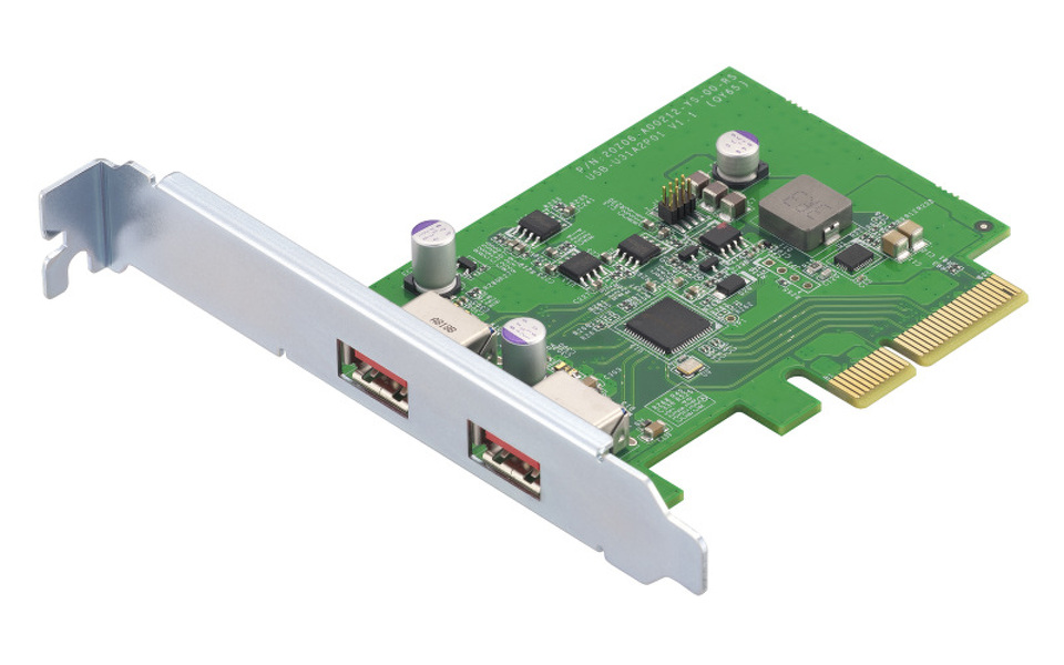 Zdjęcie produktu: Qnap QXP-10G2U3A USB 3.2 Gen 2 dual-port PCIe expansio