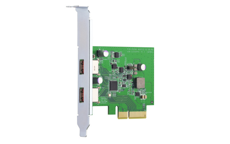 Qnap QXP-10G2U3A USB 3.2 Gen 2 dual-port PCIe expansio