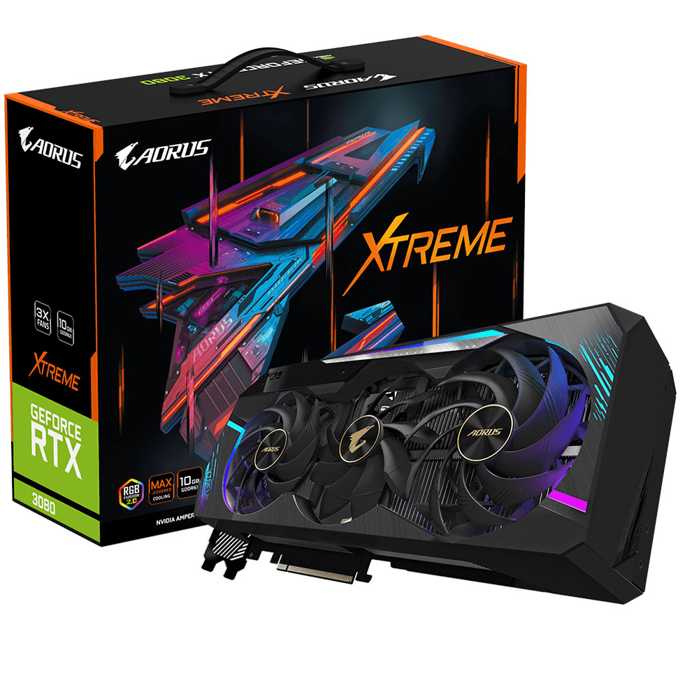 Gigabyte GeForce RTX 3080 Aorus XTREME 10GB GDDR6X LHR (GV-N3080AORUS X-10GD 2.0)