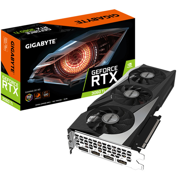 Zdjęcie produktu: Gigabyte GeForce RTX 3060 Ti Gaming OC 8GB GDDR6 LHR (GV-N306TGAMING OC-8GD 2.0)