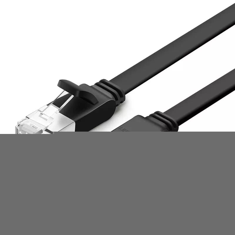 Płaski kabel sieciowy Patch Cable Ugreen High Speed, Ethernet RJ45, Gigabit, Cat.6, 10m - czarny (NW101 50189) Płaski kabel sieciowy Patch Cable Ugreen High Speed, Ethernet RJ45, Gigabit, Cat.6, 10m - czarny (NW101 50189)