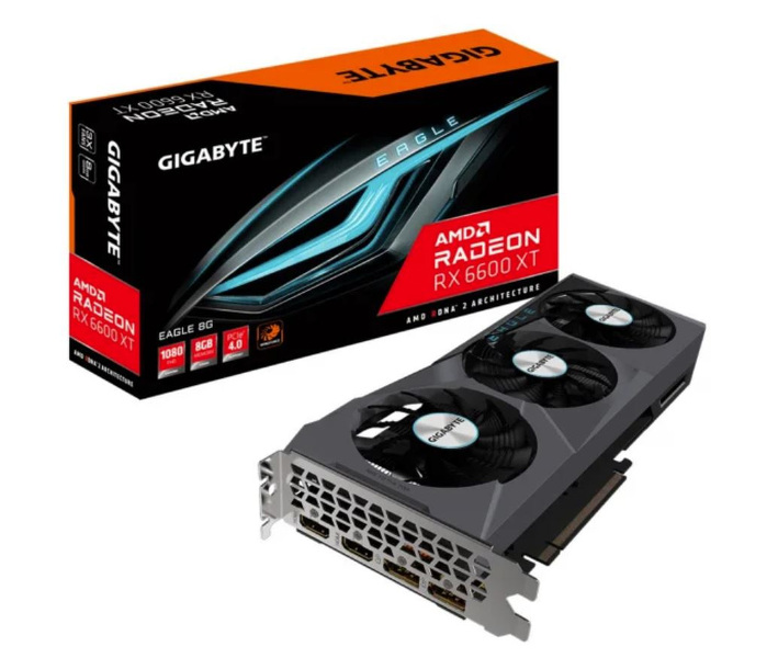Zdjęcie produktu: Gigabyte Radeon RX 6600 XT EAGLE 8GB PCI-E GDDR6 (GV-R66XTEAGLE-8GD) Zdjęcie produktu: Gigabyte Radeon RX 6600 XT EAGLE 8GB PCI-E GDDR6 (GV-R66XTEAGLE-8GD)