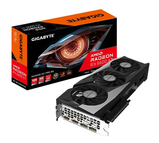 Zdjęcie produktu: Gigabyte Radeon RX 6600 XT Gaming OC PRO 8GB PCI-E GDDR6 (GV-R66XTGAMINGOC PRO-8GD) Zdjęcie produktu: Gigabyte Radeon RX 6600 XT Gaming OC PRO 8GB PCI-E GDDR6 (GV-R66XTGAMINGOC PRO-8GD)