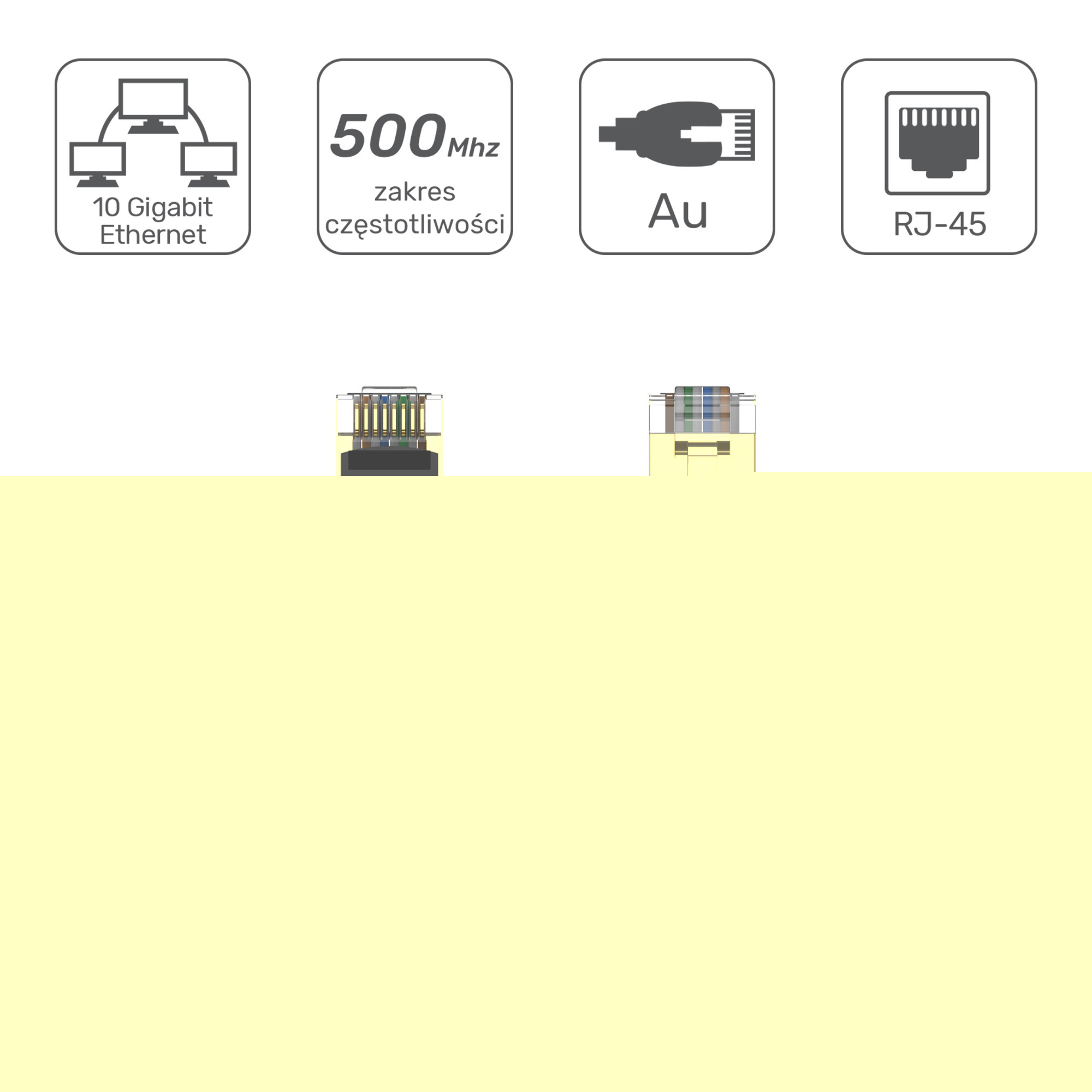Unitek Patch Cable CAT.7 czarny 20M płaski (C1897BK-20M)