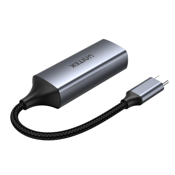Zdjęcie produktu: Unitek Adapter USB Typ-C na HDMI 2.0 4K@60Hz aluminiowy 15 cm (V1412A)