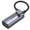 Miniatura zdjęcia: Unitek Adapter USB Typ-C na HDMI 2.0 4K@60Hz aluminiowy 15 cm (V1412A)