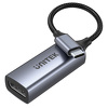 Miniatura zdjęcia: Unitek Adapter USB Typ-C na DP 1.2 4K@60Hz aluminiowy 15 cm (V1411A)