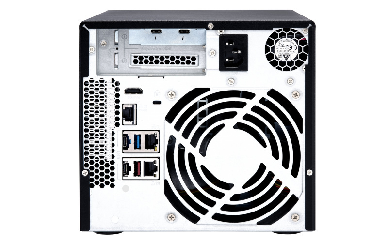 Serwer plików QNAP TVS-472XT-i5-4G 4-bay, Intel Core 5-8400T 6-core, 4 GB DDR4, 1 x 10GBASE-T , 2x M.2 2280, 5x USB 3.2, HDMI 2.0, 2x Thunderbolt Serwer plików QNAP TVS-472XT-i5-4G 4-bay, Intel Core 5-8400T 6-core, 4 GB DDR4, 1 x 10GBASE-T , 2x M.2 2280, 5x USB 3.2, HDMI 2.0, 2x Thunderbolt