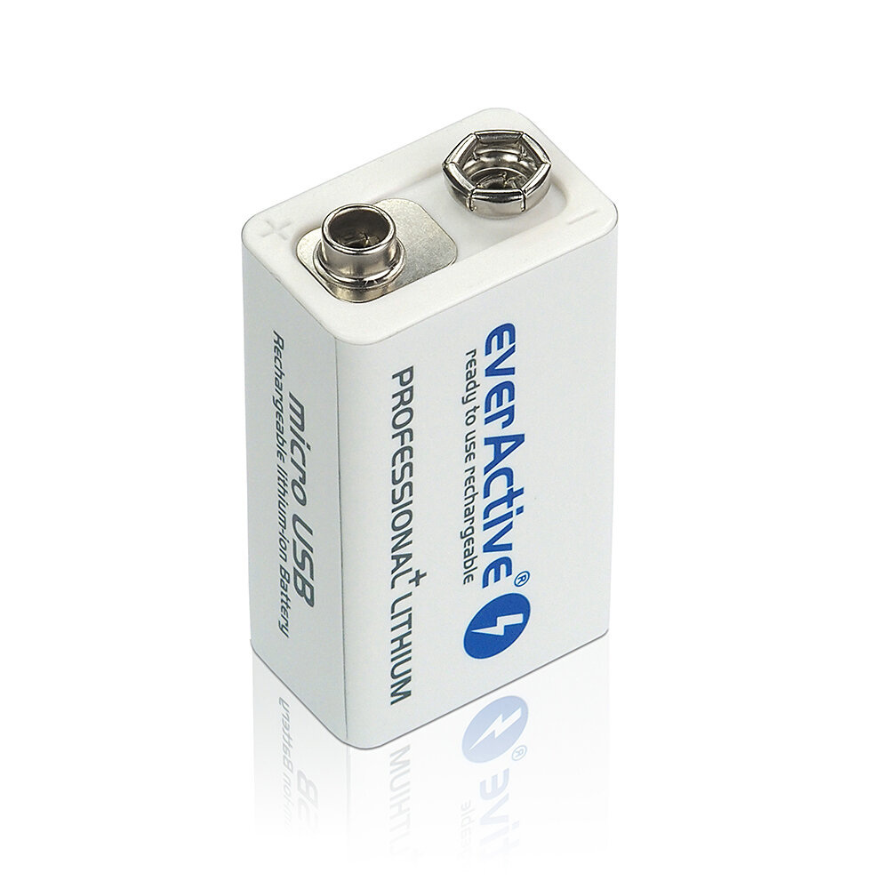 everActive 6F22/9V Li-ion 550 mAh - opak. 1 akumulatorek - blister (EVHR22-550)