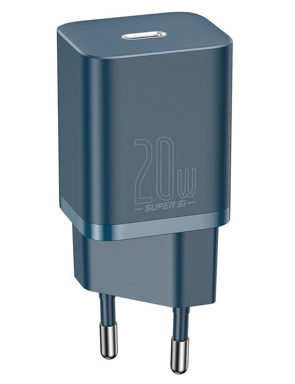 Zdjęcie produktu: Ładowarka sieciowa Baseus Super Si Quick Charger TYP-C 20W - niebieska (CCSUP-B03)