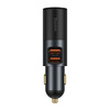 Miniatura zdjęcia: Ładowarka samochodowa Baseus Share Together Fast z gniazdem zapalniczki, 2x USB, 120W - szara (CCBT-D0G) Miniatura zdjęcia: Ładowarka samochodowa Baseus Share Together Fast z gniazdem zapalniczki, 2x USB, 120W - szara (CCBT-D0G)