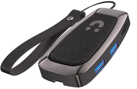 Miniatura produktu: Unitek HUB USB TYP-C 10 Gbps, 2x Port USB-A 3.0, HDMI 4K, USB TYP-C z PD 100W (D1053A)