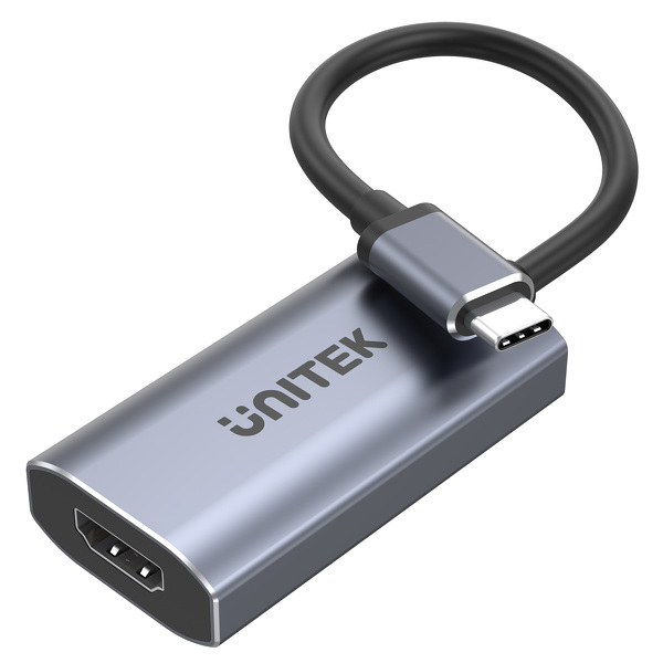 Zdjęcie produktu: Adapter USB TYP-C na HDMI 2.1 8K aluminiowy Unitek 15 cm (V1414A)