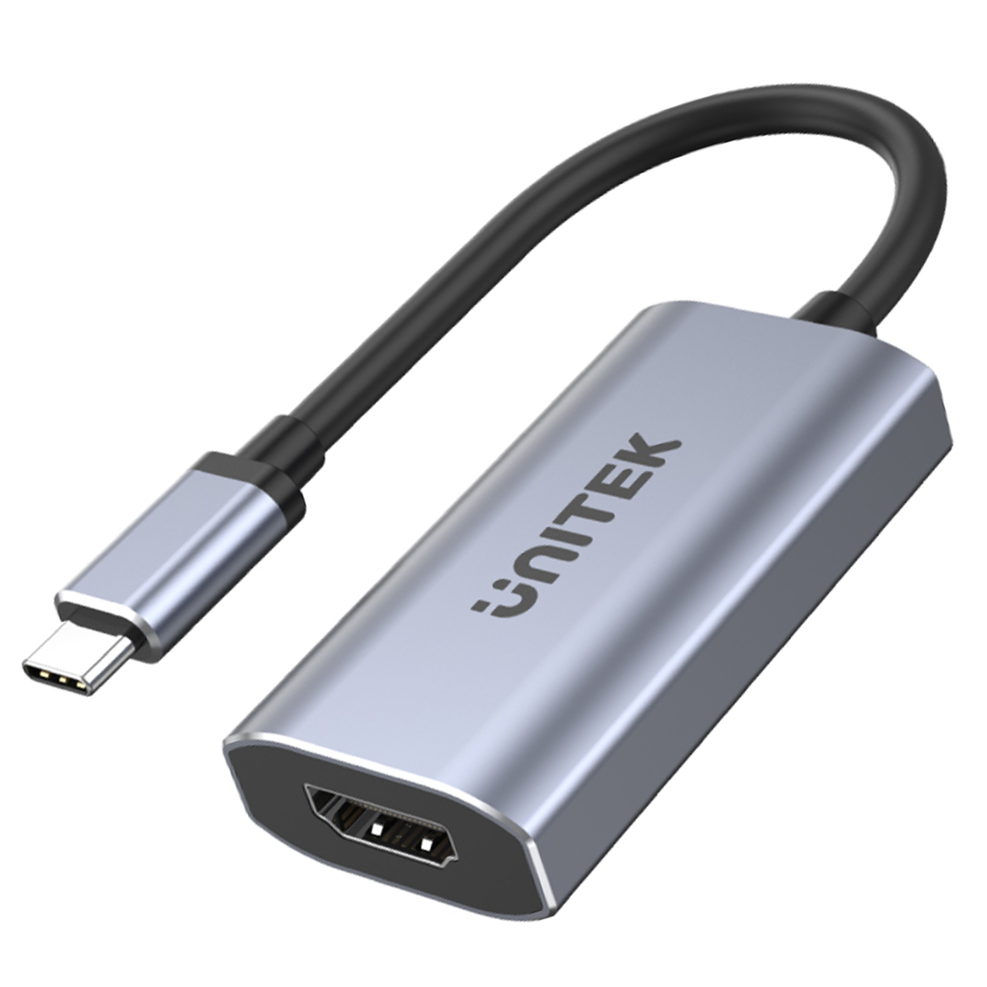 Adapter USB TYP-C na HDMI 2.1 8K aluminiowy Unitek 15 cm (V1414A)
