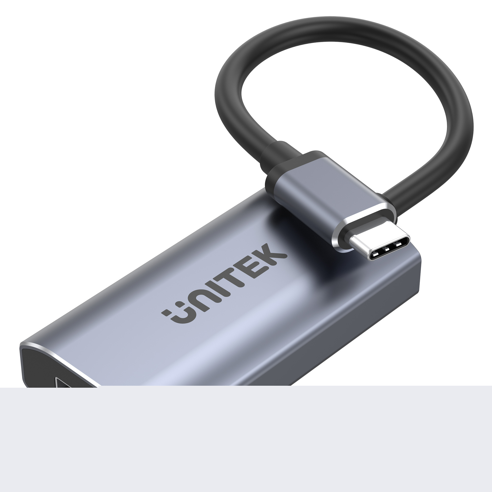 Adapter USB TYP-C na HDMI 2.1 8K aluminiowy Unitek 15 cm (V1414A)