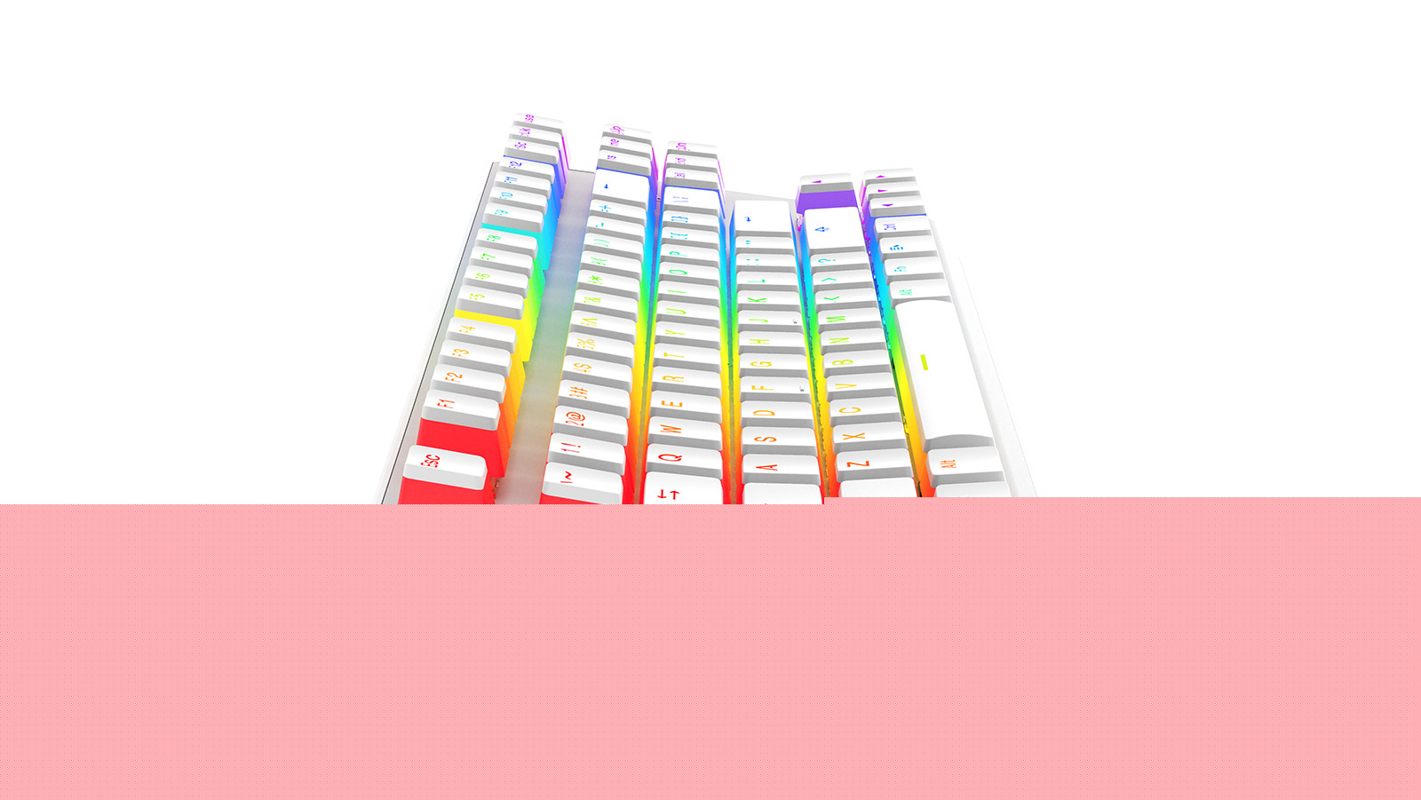 Klawiatura gamingowa SPC Gear GK630K Tournament Kailh Red RGB Onyx White Pudding Edition (SPG064) Klawiatura gamingowa SPC Gear GK630K Tournament Kailh Red RGB Onyx White Pudding Edition (SPG064)