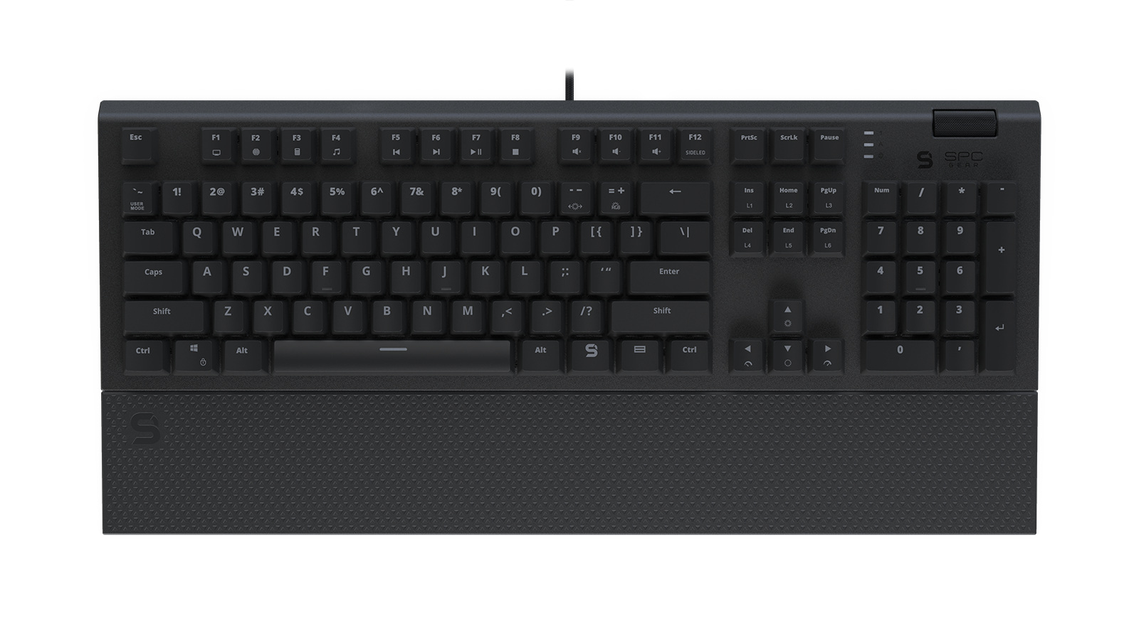 Klawiatura gamingowa SPC Gear GK650K Omnis Kailh Blue RGB (SPG115), mechaniczna