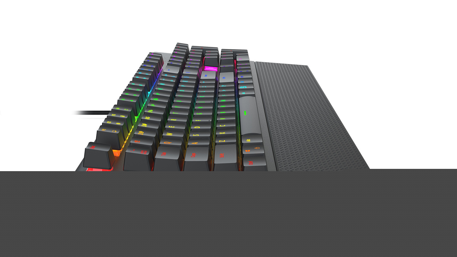 Klawiatura gamingowa SPC Gear GK650K Omnis Kailh Blue RGB (SPG115), mechaniczna