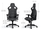 Miniatura zdjęcia: noblechairs EPIC TX, tkanina, grafitowy