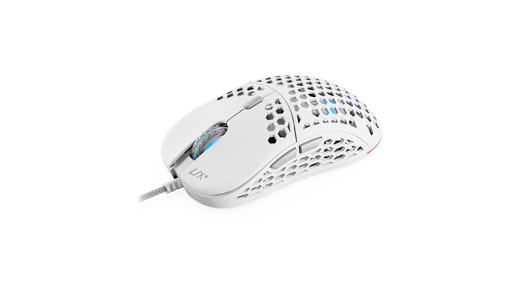 Zdjęcie produktu: Myszka gamingowa SPC Gear Gaming mouse LIX Plus Onyx White PMW3360 (SPG079)