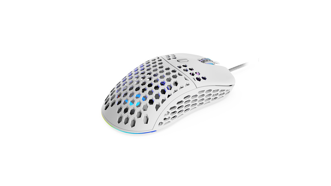 Zdjęcie produktu: Myszka gamingowa SPC Gear Gaming mouse LIX Plus Onyx White PMW3360 (SPG079)