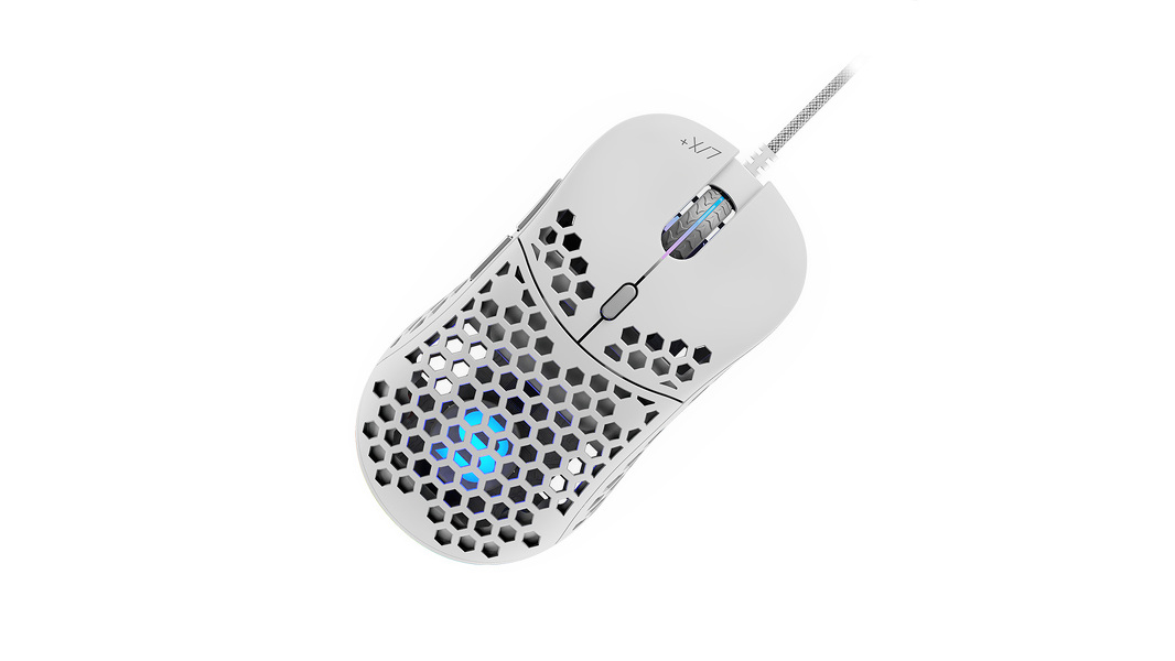 Zdjęcie produktu: Myszka gamingowa SPC Gear Gaming mouse LIX Plus Onyx White PMW3360 (SPG079)
