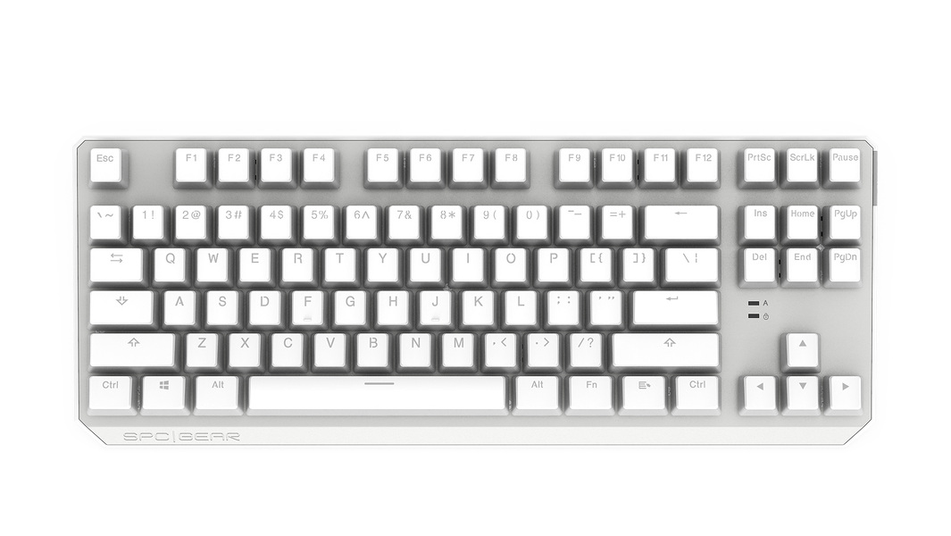 Zdjęcie produktu: Klawiatura gamingowa SPC Gear GK630K Tournament Kailh Brown RGB Onyx White Pudding Edition (SPG063)