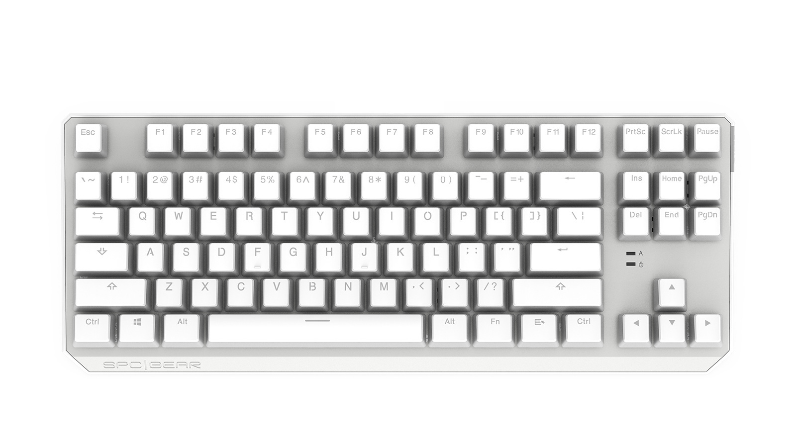 Klawiatura gamingowa SPC Gear GK630K Tournament Kailh Brown RGB Onyx White Pudding Edition (SPG063)