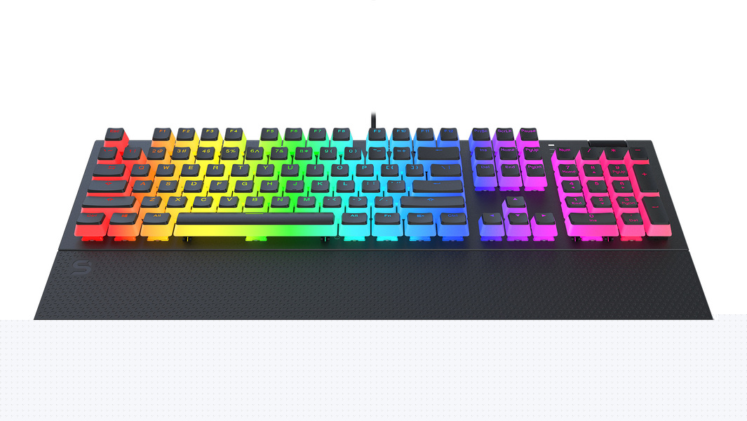 Zdjęcie produktu: Klawiatura gamingowa SPC Gear GK650K Omnis Kailh Red RGB Pudding Edition (SPG120), mechaniczna