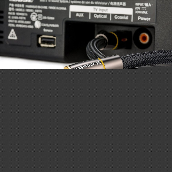 Zdjęcie produktu: Wozinsky optyczny kabel przewód audio cyfrowy światłowód Toslink SPDIF 5m czarny (WOPT-50)