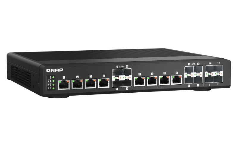 Qnap QSW-IM1200-8C 12-portowy przełącznik 4x 10GbE SFP