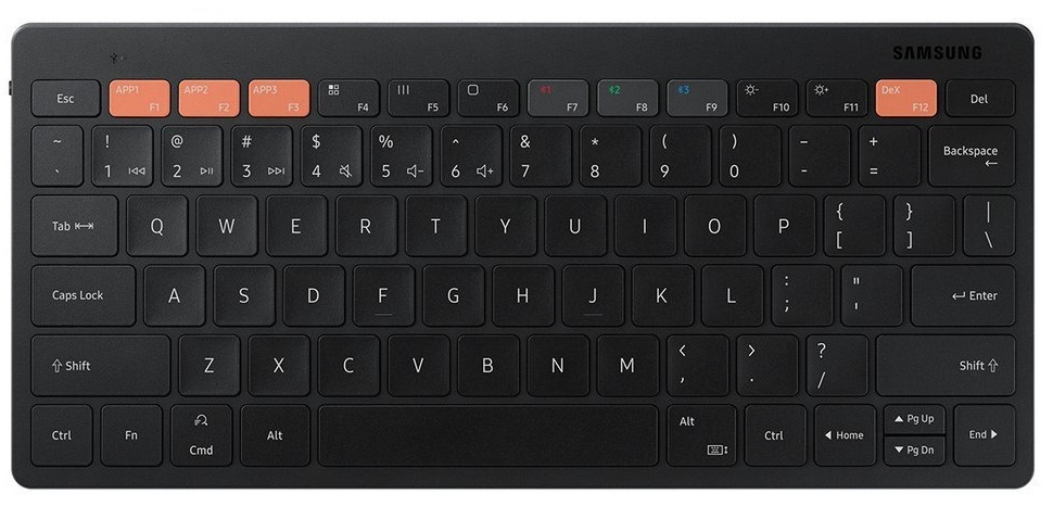 Samsung Smart Keyboard Trio 500 bezprzewodowa klawiatura bluetooth czarna (EJ-B3400UBEGEU) Samsung Smart Keyboard Trio 500 bezprzewodowa klawiatura bluetooth czarna (EJ-B3400UBEGEU)