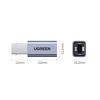 Miniatura zdjęcia: Ugreen adapter przejściówka USB Typ C - USB Typ B (drukarkowy) szary (US382) (20120)