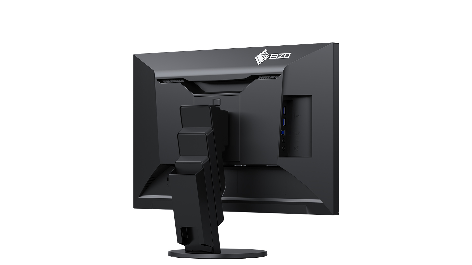 EIZO FlexScan EV2451-BK - monitor LCD IPS 23.8", 1920 x 1080 (16:9), flicker free, autoregulacja jasności, złącza HDMI, DisplayPort, DVI-D, D-Sub (czarny)