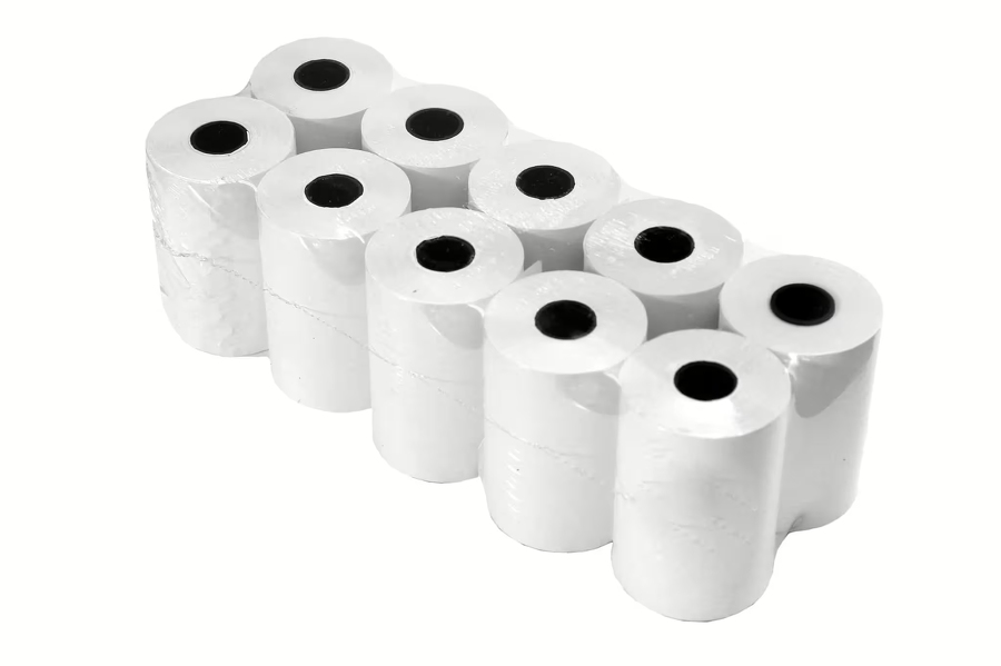 Zdjęcie produktu: Rolka termiczna 57x20 57mm 20mb opakowanie 10 szt Zdjęcie produktu: Rolka termiczna 57x20 57mm 20mb opakowanie 10 szt