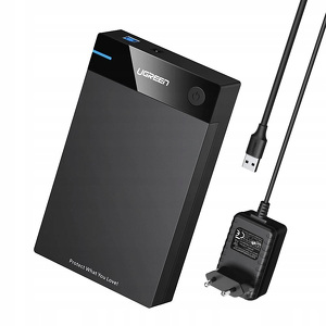 Miniatura produktu: Obudowa zewnętrzna na dysk 3,5" HDD/SSD UGREEN SATA USB 3.0 czarna (50422)