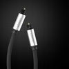 Miniatura zdjęcia: UGREEN AV108 Kabel optyczny Toslink Audio, aluminiowy z oplotem, 1,5m szarny (10542)