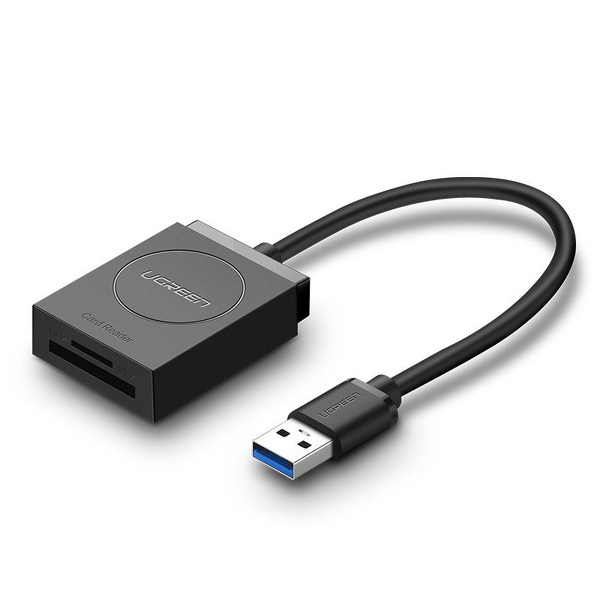 Zdjęcie produktu: Ugreen czytnik kart SD / microSD na USB 3.0 czarny (20250)
