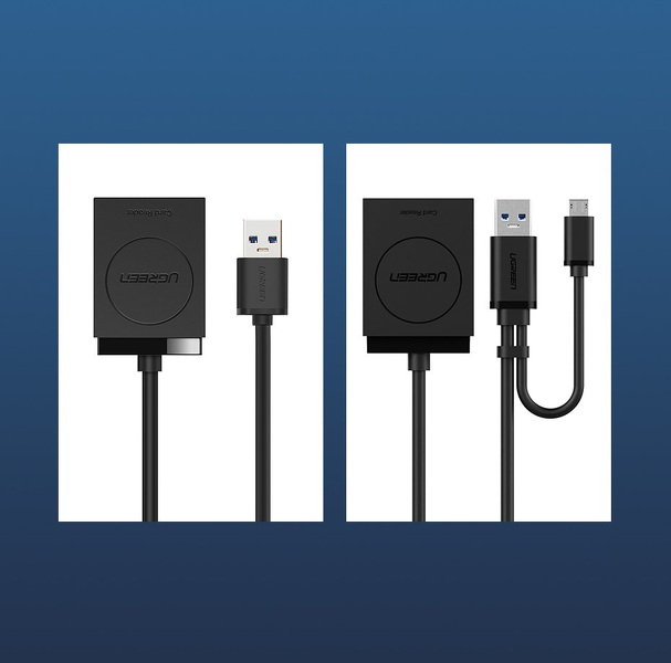 Zdjęcie produktu: Ugreen czytnik kart SD / microSD na USB 3.0 czarny (20250)