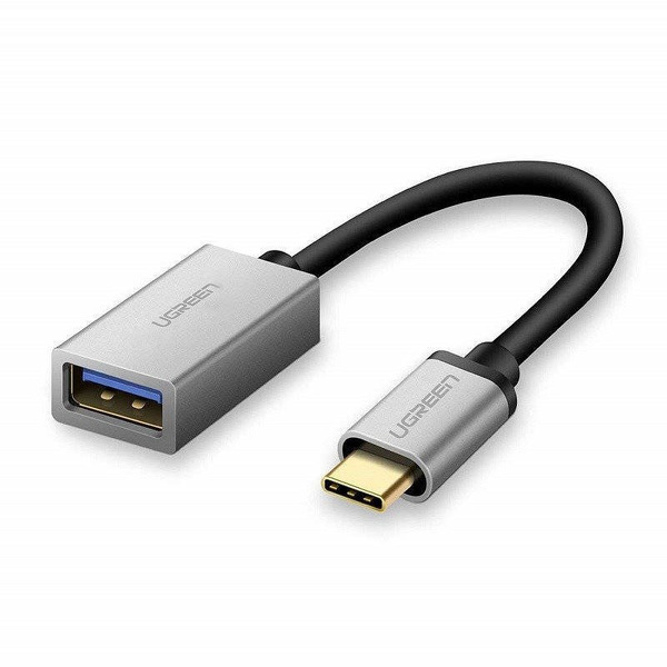 Zdjęcie produktu: Adapter OTG UGREEN USB TYP-C 3.0 aluminiowy 10cm (30646)