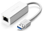 Miniatura zdjęcia: UGREEN CR111 Adapter USB 3.0 to Ethernet 10/100/1000 biały (20255)