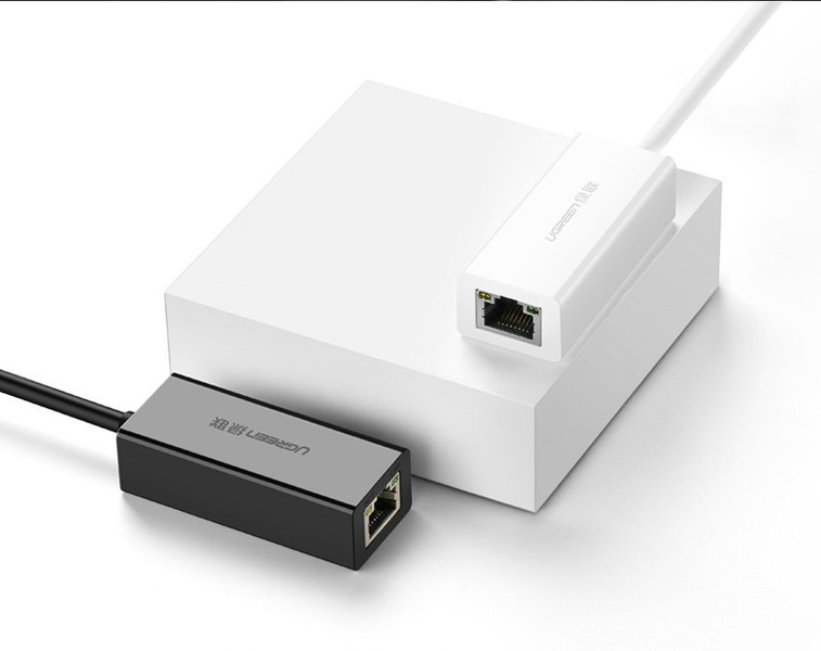 Zdjęcie produktu: UGREEN CR111 Adapter USB 3.0 to Ethernet 10/100/1000 czarny (20256)