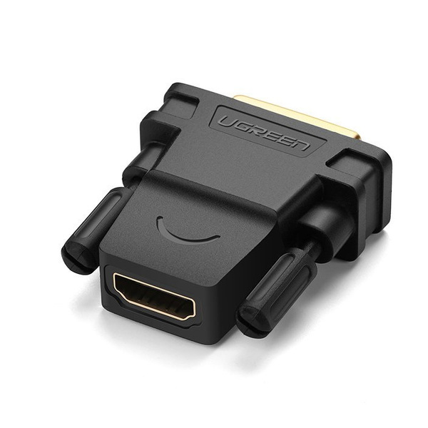 Zdjęcie produktu: Ugreen przejściówka HDMI (żeński) - DVI 24+1 (męski) FHD 60 Hz czarny (20124)