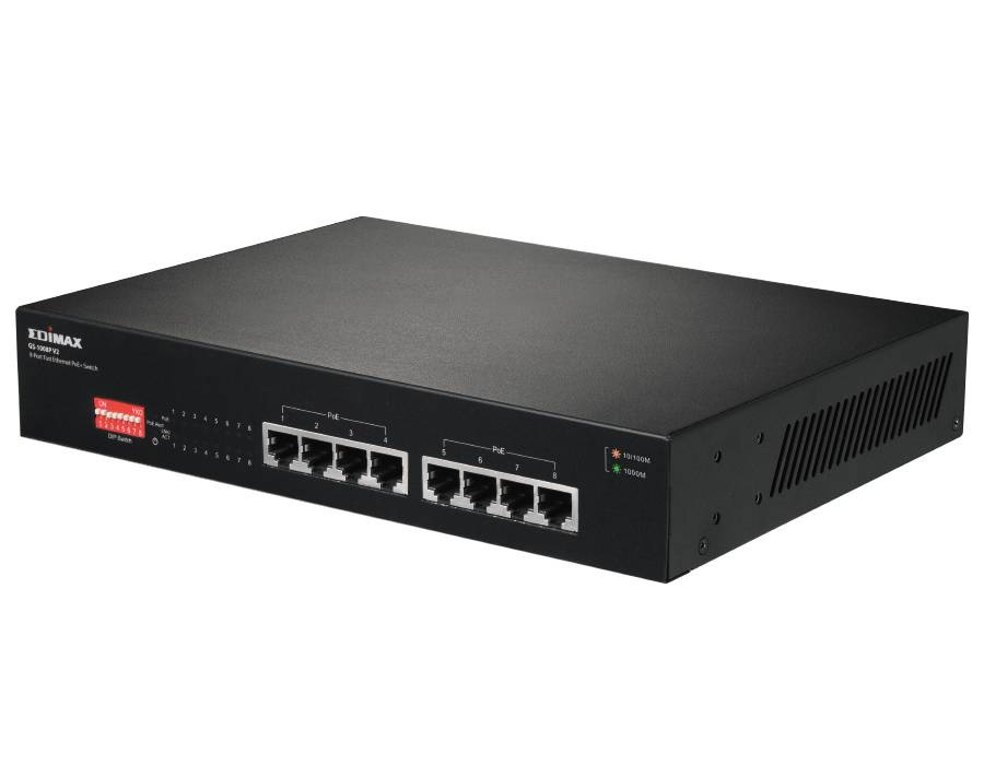 EDIMAX GS-1008P V2 Switch 8-portowy PoE EDIMAX GS-1008P V2 Switch 8-portowy PoE