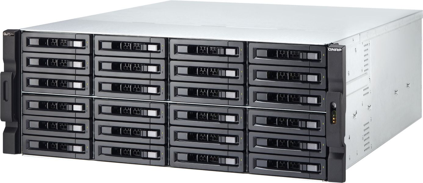 Zdjęcie produktu: Serwer plików QNAP TS-h2477XU-RP-3700X-32G 24-bay, 4U, AMD Ryzen 7 3700X 8-core 4.4 GHz, 32 GB UDIMM DDR4, 2 x 10GbE SFP+, 2x1GbE, 6xUSB 3.2, 4xPCIe, 2x800W Zdjęcie produktu: Serwer plików QNAP TS-h2477XU-RP-3700X-32G 24-bay, 4U, AMD Ryzen 7 3700X 8-core 4.4 GHz, 32 GB UDIMM DDR4, 2 x 10GbE SFP+, 2x1GbE, 6xUSB 3.2, 4xPCIe, 2x800W