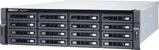 Miniatura zdjęcia: Serwer plików QNAP TS-h1677XU-RP-3700X-32G 16-bay, 3U, AMD Ryzen 7 3700X 8-core 4.4 GHz, 32 GB UDIMM DDR4, 2 x 10GbE SFP+, 2x1GbE, 6xUSB 3.2, 4xPCIe, 2x500W