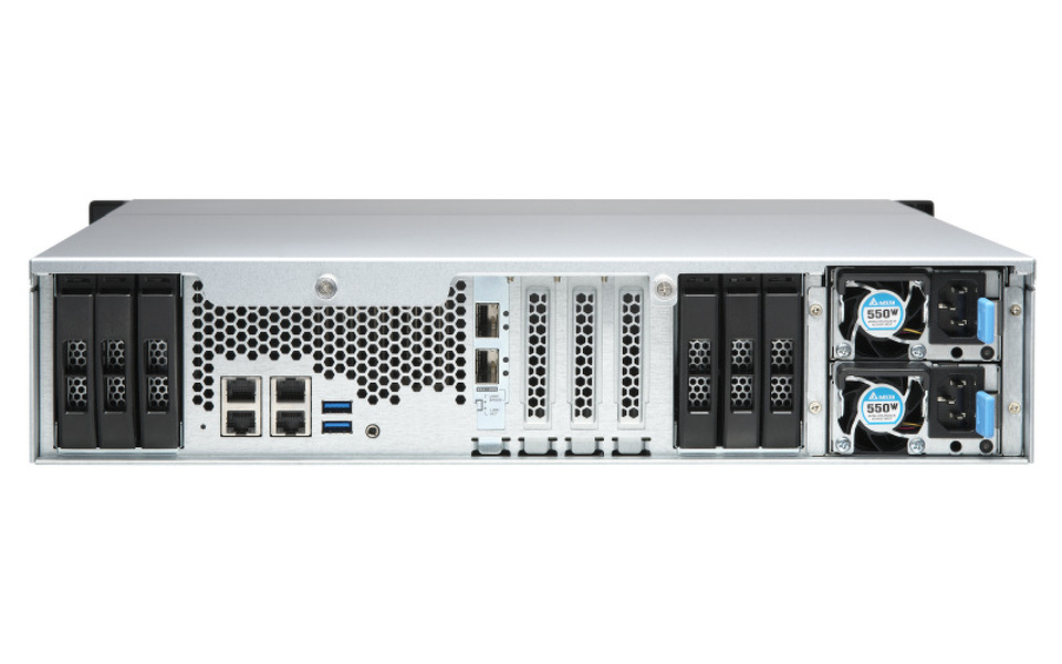 Zdjęcie produktu: Serwer plików QNAP TS-1886XU-RP-D1622-8G 18-bay, 3U, Intel Xeon D-1622 4-core 2.60 GHz, 8 GB UDIMM DDR4 ECC, 2 x 10GbE SFP+, 4x1GbE, 2xUSB 3.2, 4xPCIe, 2x550W Zdjęcie produktu: Serwer plików QNAP TS-1886XU-RP-D1622-8G 18-bay, 3U, Intel Xeon D-1622 4-core 2.60 GHz, 8 GB UDIMM DDR4 ECC, 2 x 10GbE SFP+, 4x1GbE, 2xUSB 3.2, 4xPCIe, 2x550W