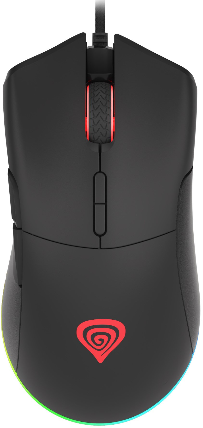 Mysz Genesis Krypton 290 RGB czarna dla graczy